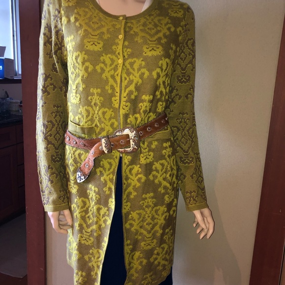 Pianura Studio long lightweight cardigan sweater/coat - Picture 6 of 6